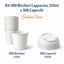 Kit 300 Bicchieri Cappuccino 250ml + 300 Coperchi