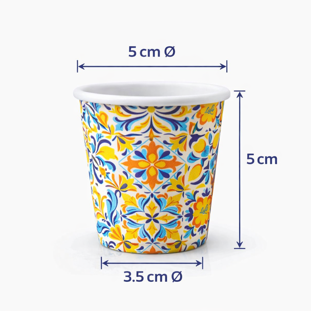 2000 Bicchierini Caffè 75ml Stile Amalfitano