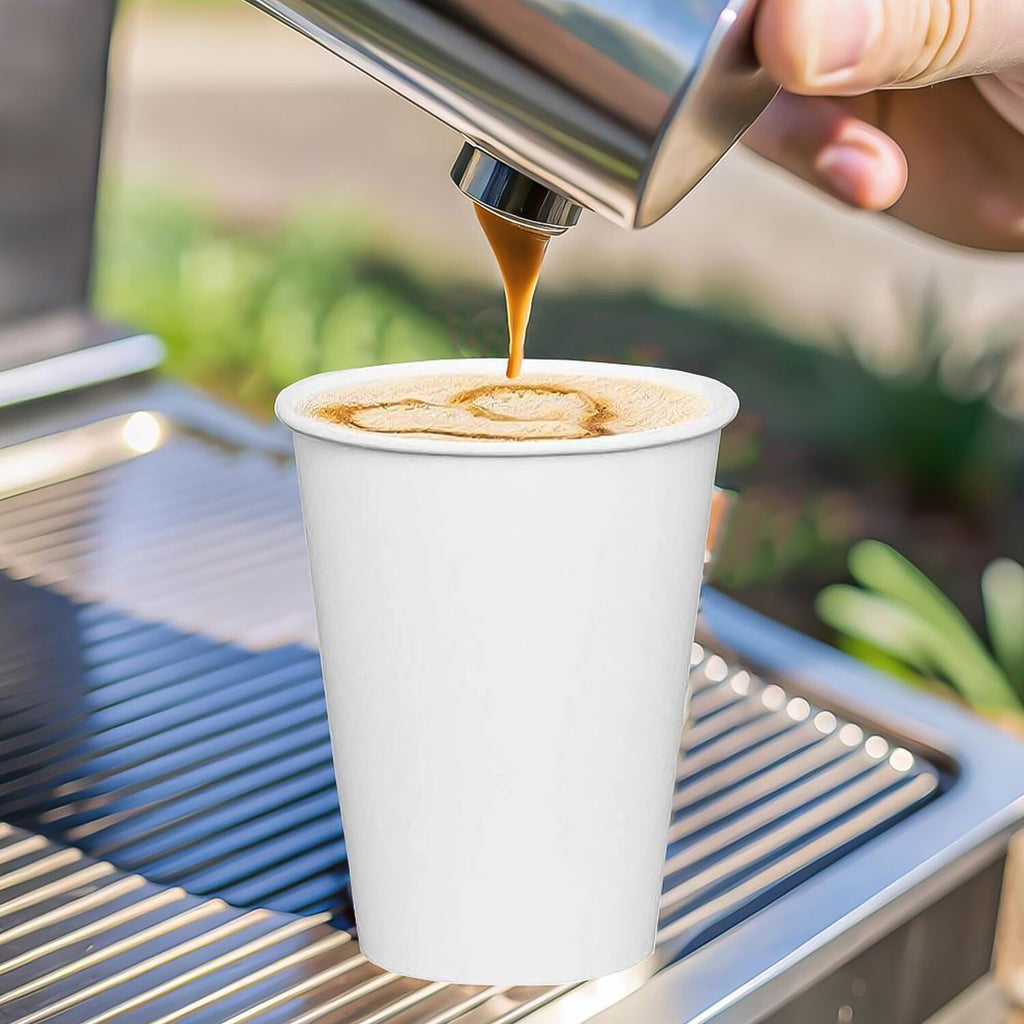 2400 Bicchierini Carta Bianco 75ml per Caffè - Ideali per Bar e Asporto