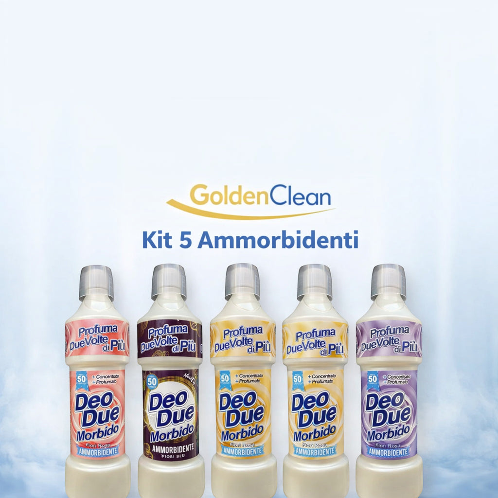 Kit 5 Ammorbidenti Deo Due Morbido - 5 Fragranze