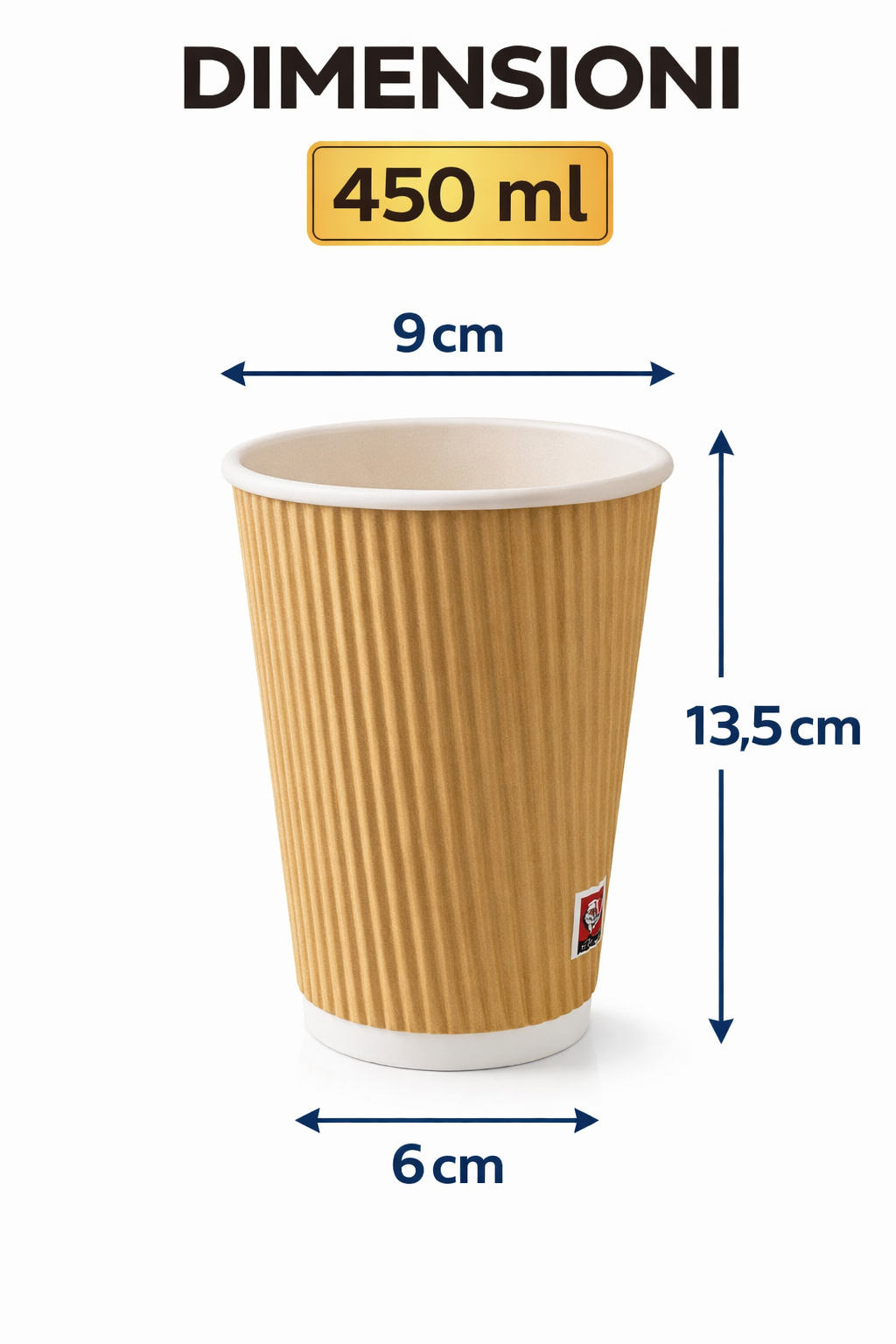 250 Bicchieri Double Wall 450ml - Super Resistenti per Cocktail