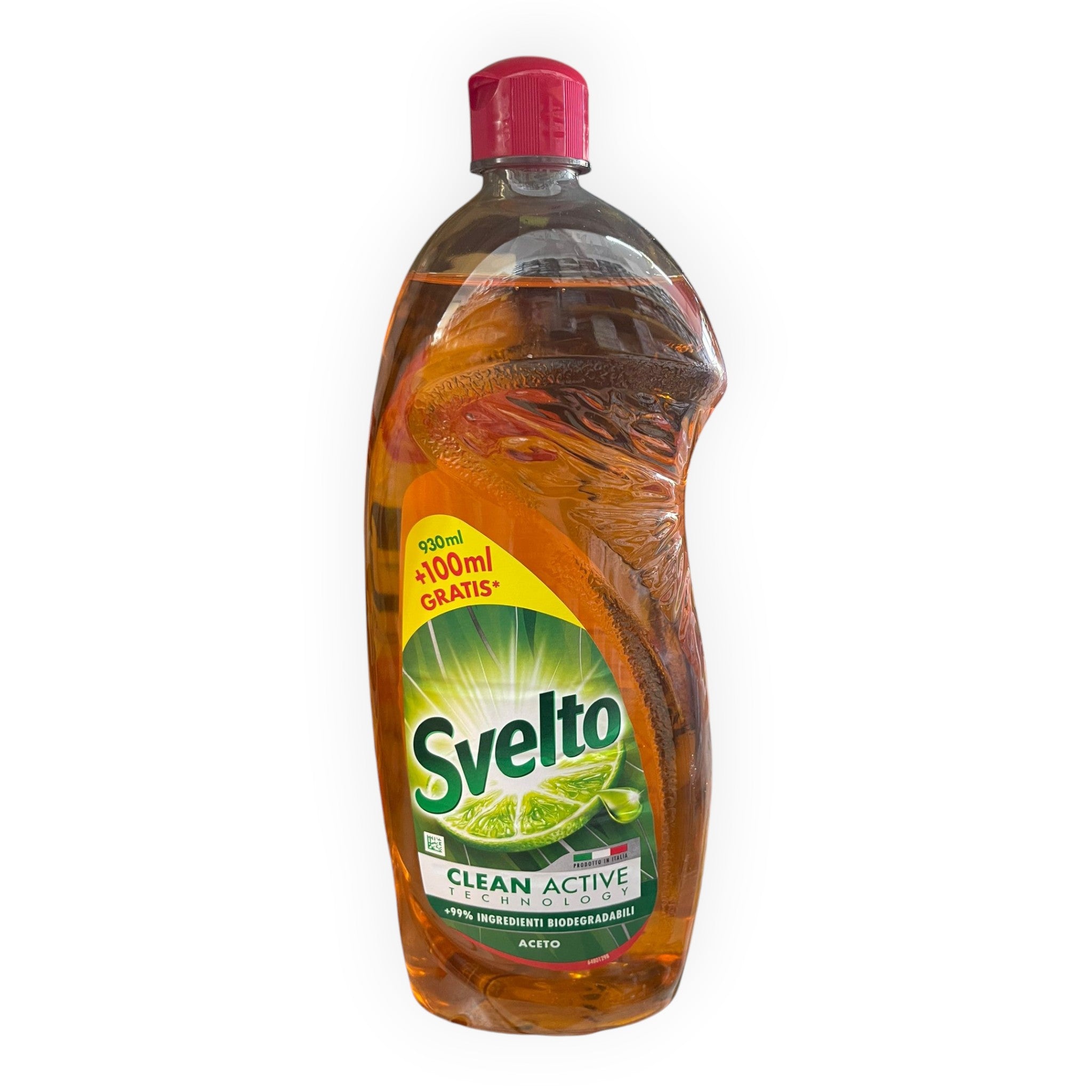 Svelto Clean Active Technology - Detersivo Piatti Aceto 930ml + 100ml Gratis Immagine principale del prodotto