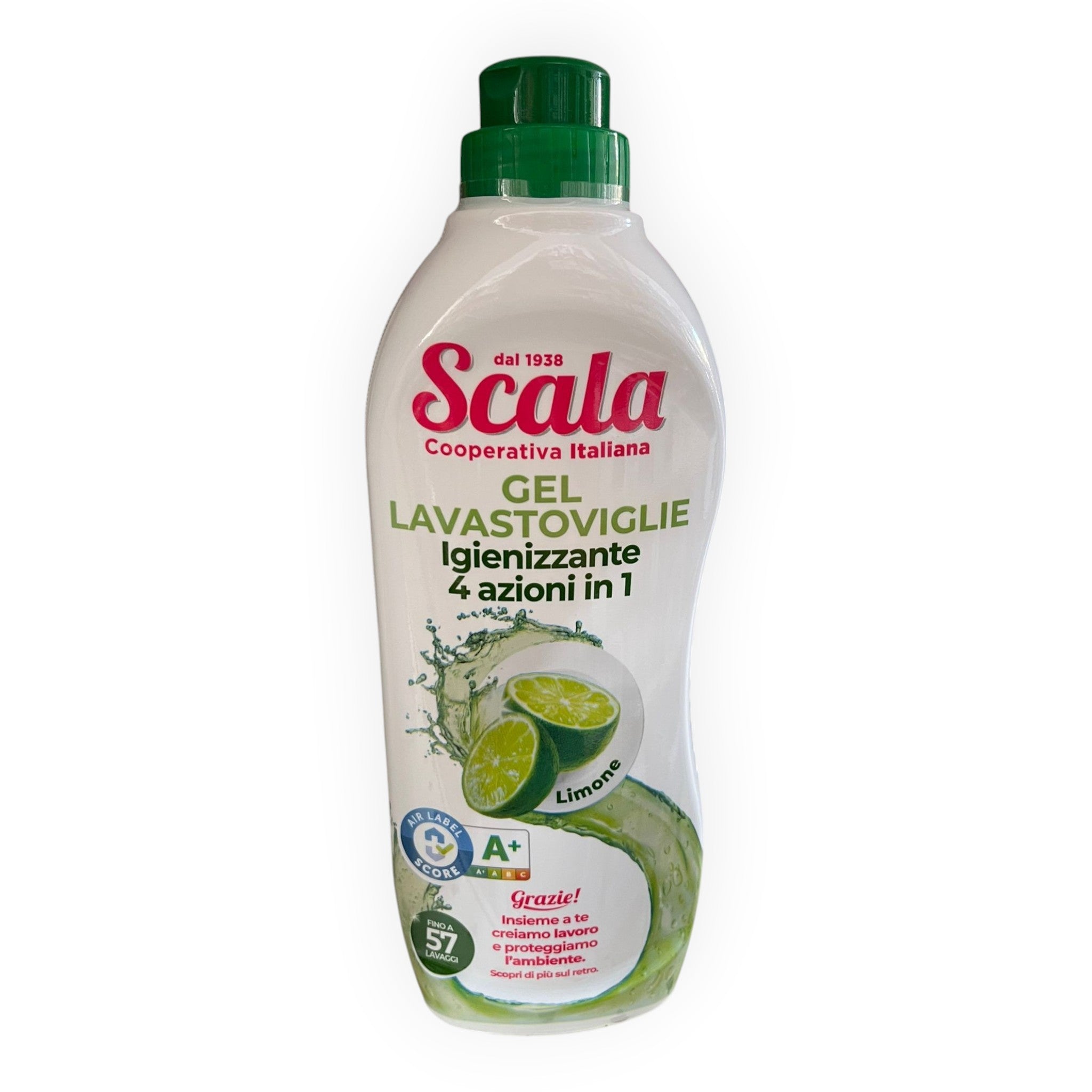 Scala Gel Lavastoviglie Igienizzante 4 Azioni in 1 Limone - 57 Lavaggi Immagine principale del prodotto