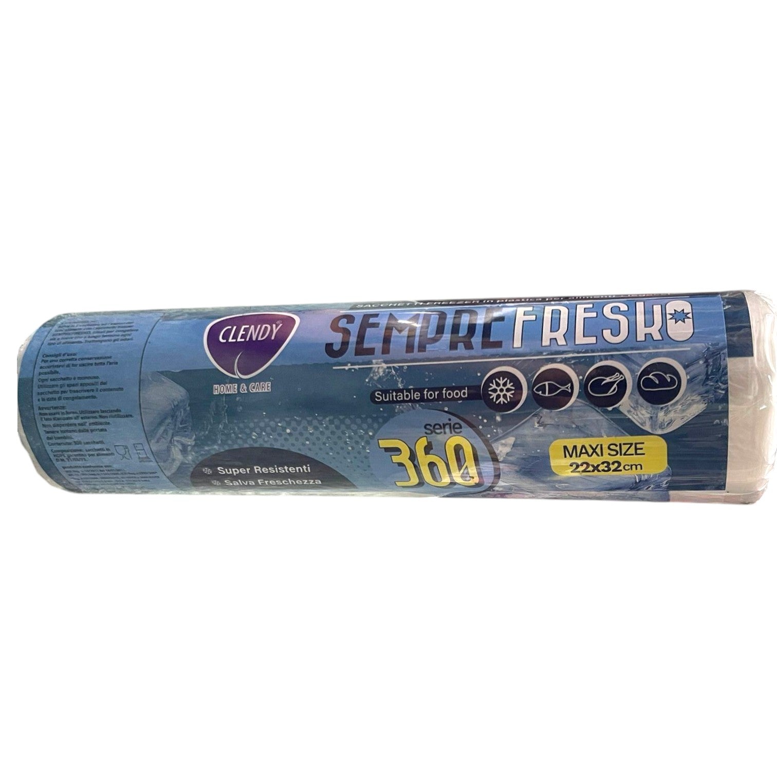 Clendy SempreFresco Sacchetti Freezer Maxi 22x32cm - Serie 360 Immagine principale del prodotto