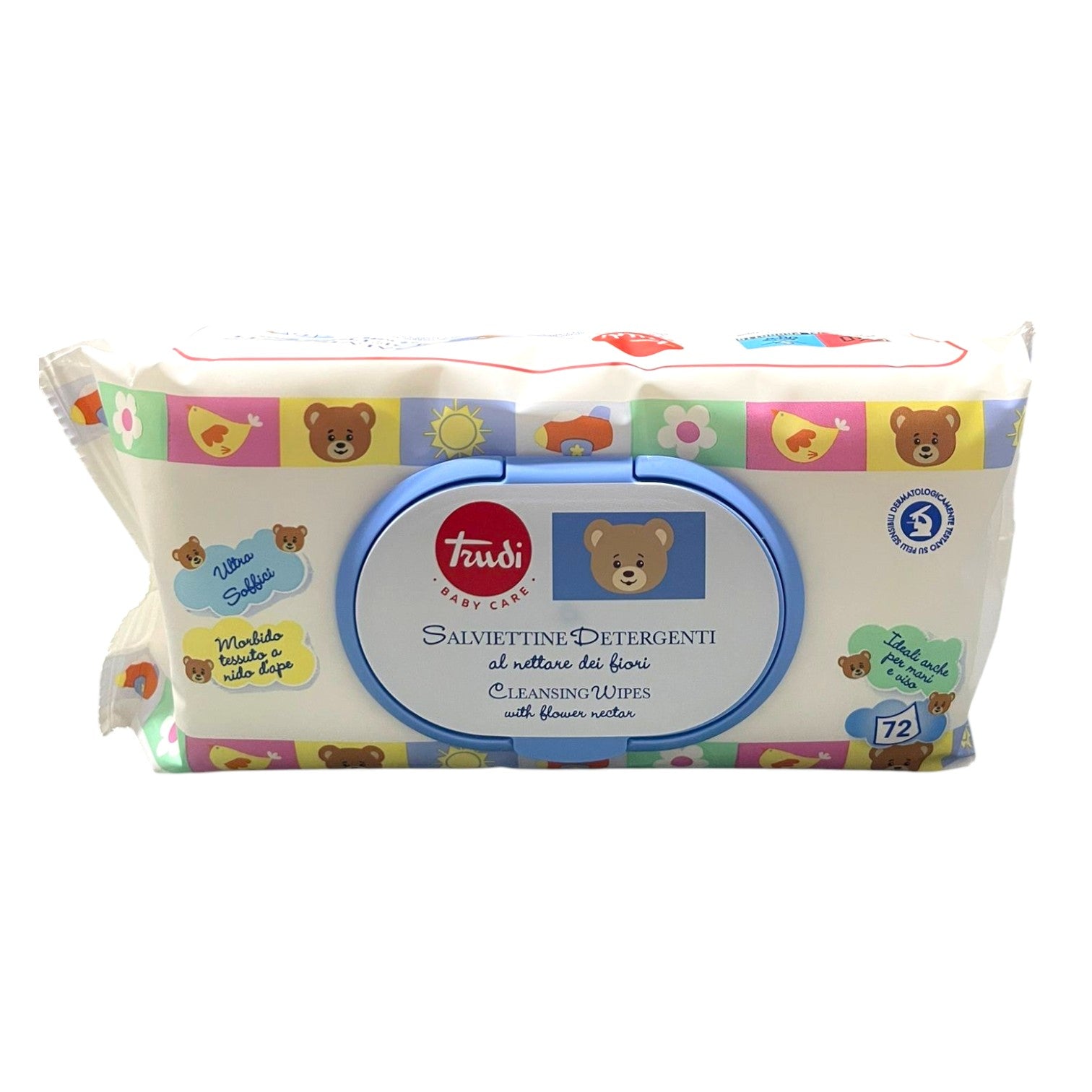 Trudi Baby Care Salviettine Detergenti al Nettare dei Fiori 72 pezzi