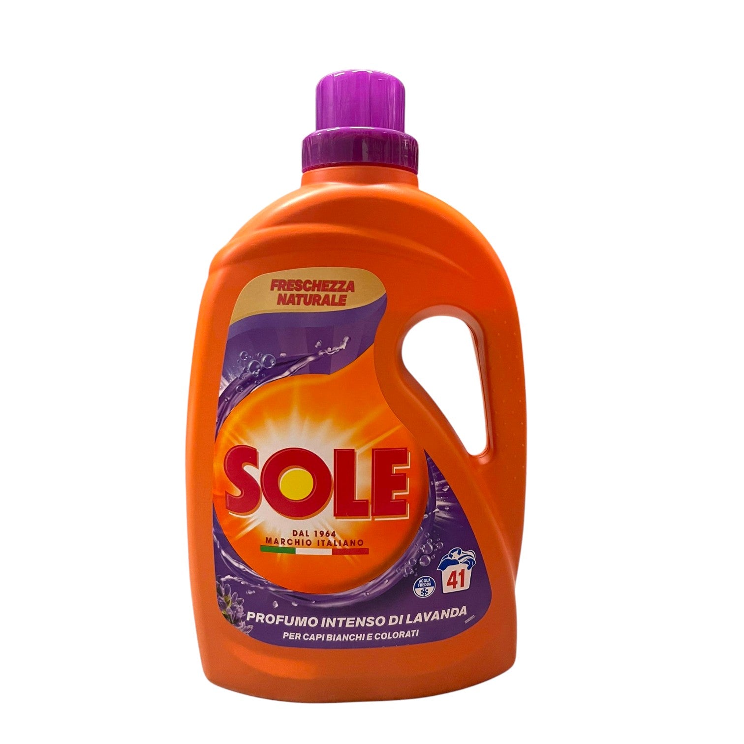 Sole Detersivo Liquido Lavanda 41 lavaggi - Freschezza Naturale