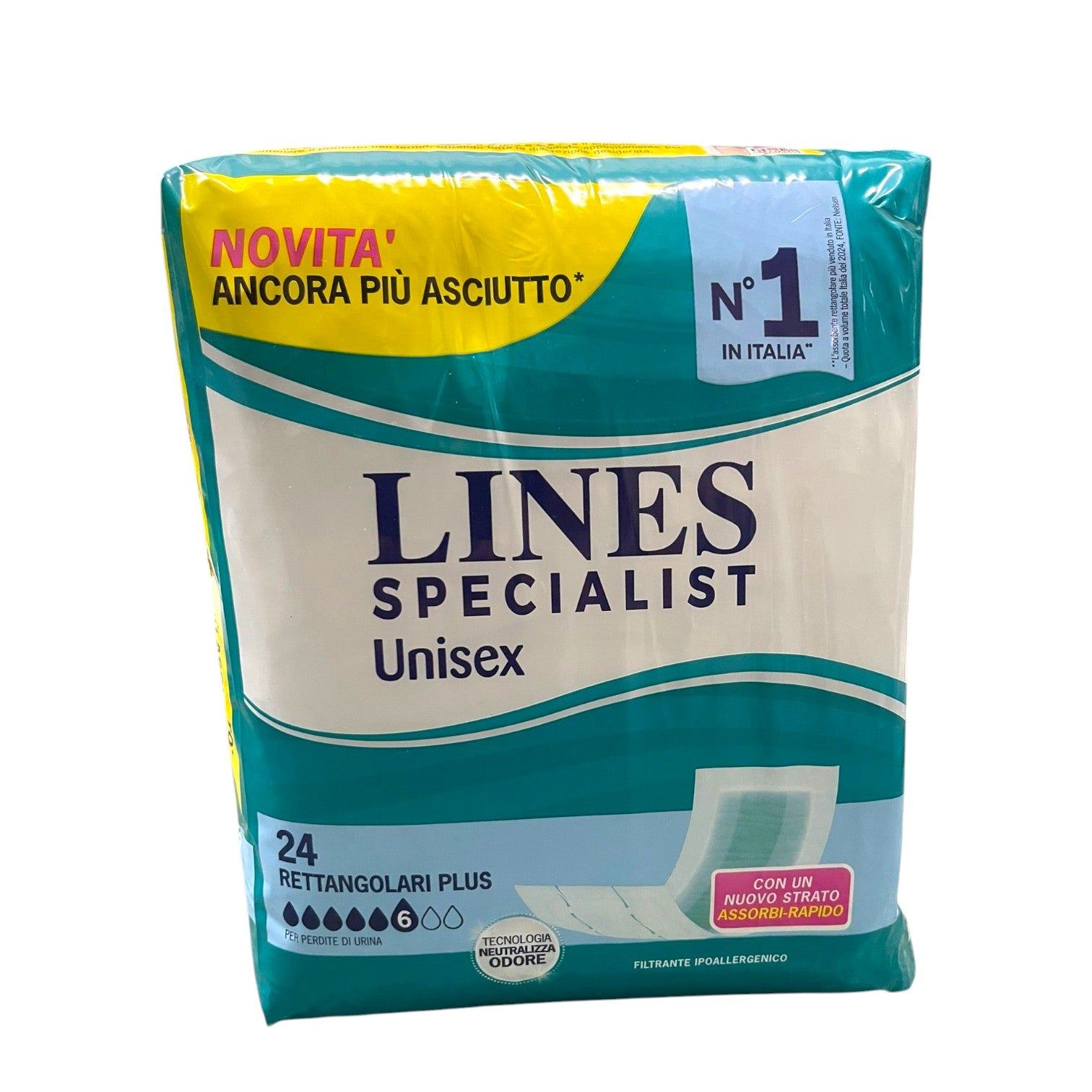 Lines Specialist Unisex Rettangolari Plus 24 pezzi - Ancora Più Asciutto Immagine principale del prodotto
