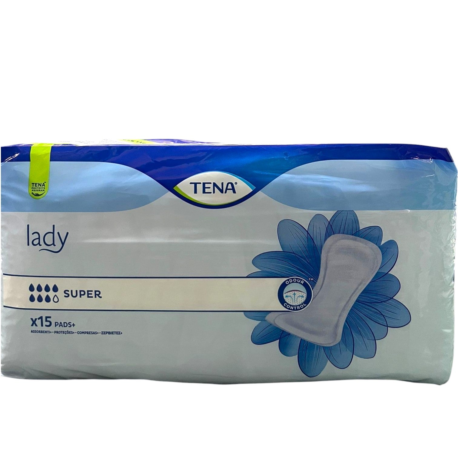 TENA Lady Super Assorbenti per Incontinenza 15 pezzi - Odour Control
