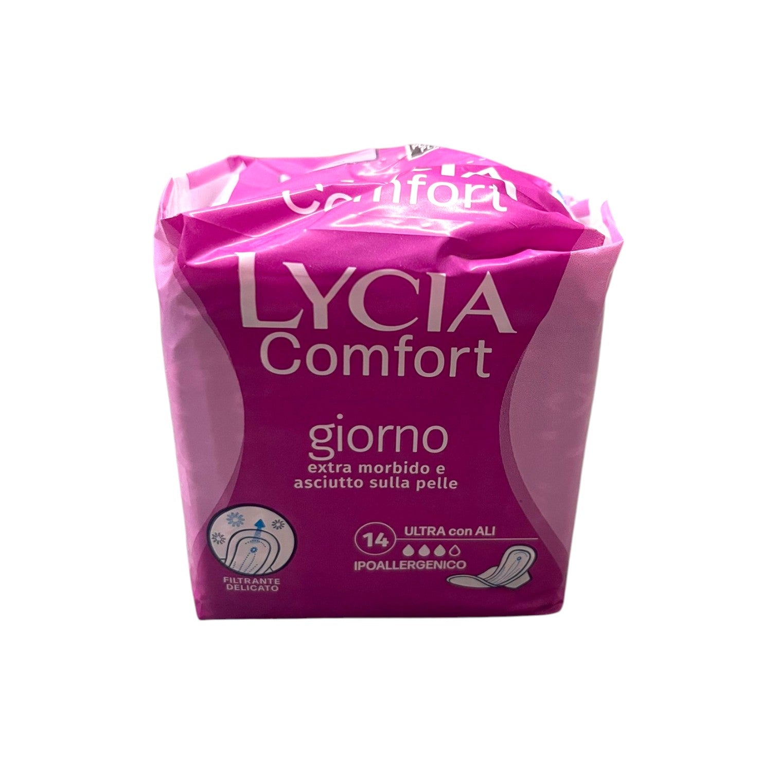 Lycia Comfort Giorno Ultra con Ali Ipoallergenico 14 pezzi