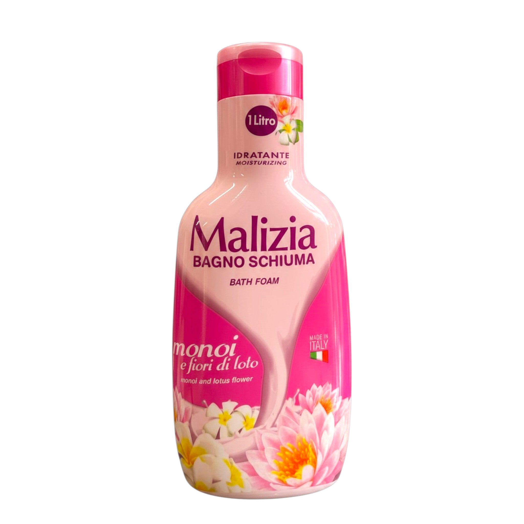 Malizia Bagno Schiuma Monoi e Fiori di Loto 1L