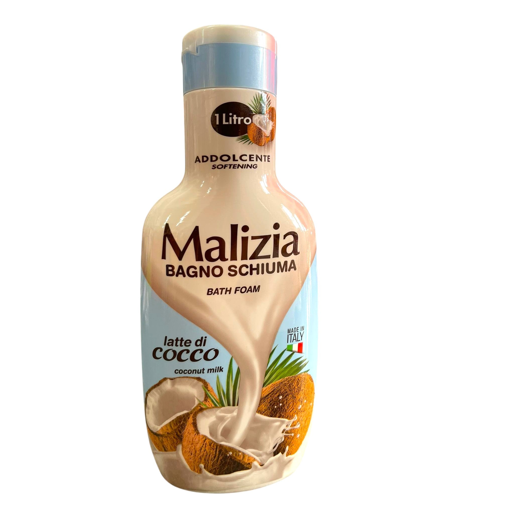 Malizia Bagno Schiuma Latte di Cocco Addolcente 1L