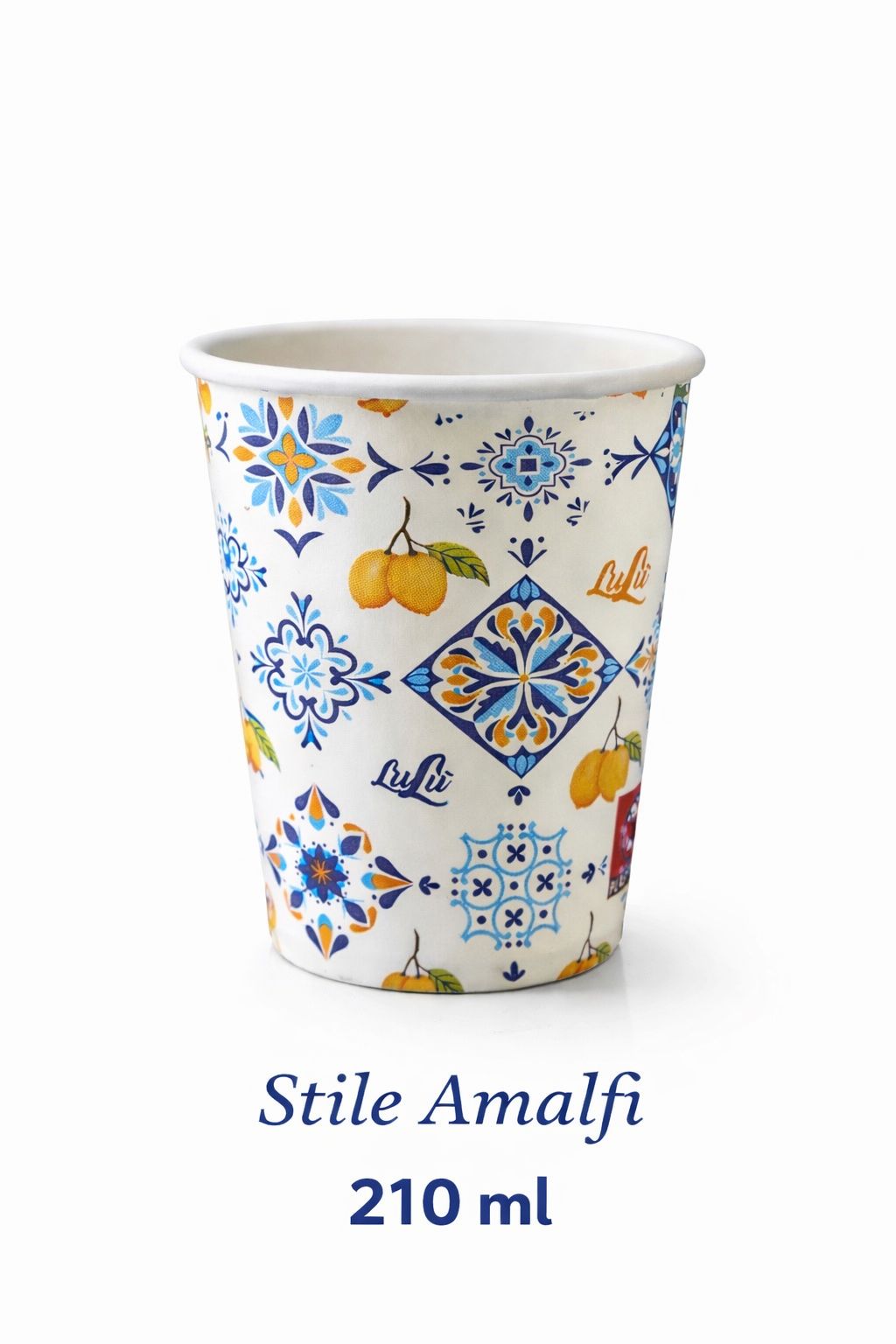 1500 Bicchieri Carta 210ml Stile Amalfitano