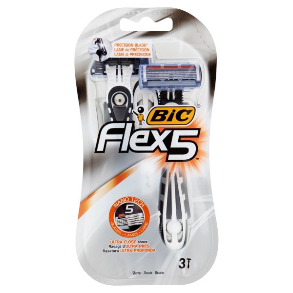 BIC Flex 5 Rasoi Usa e Getta 3 pz
