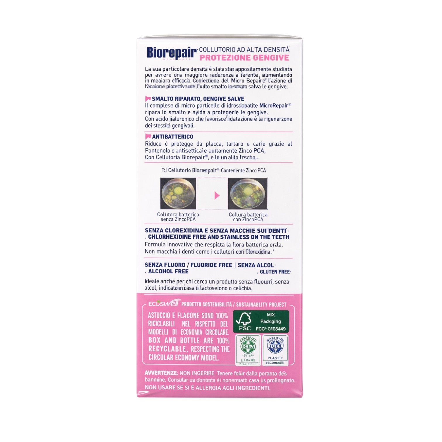Biorepair Collutorio Protezione Gengive 500ml Immagine secondaria del prodotto