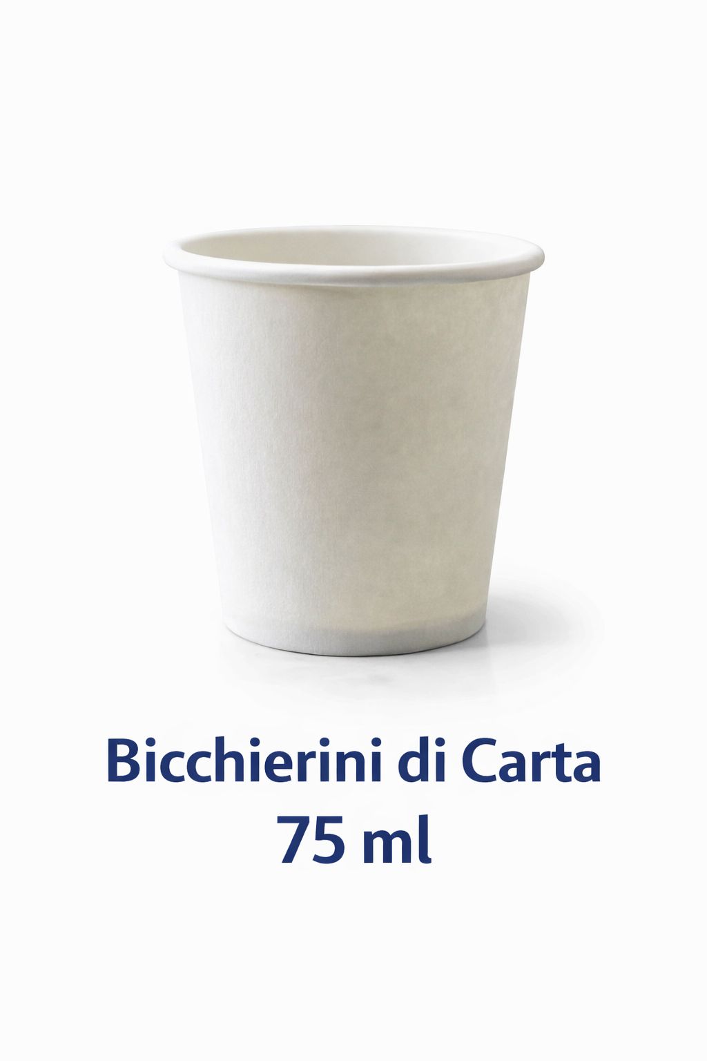2400 Bicchierini Carta Bianco 75ml per Caffè - Ideali per Bar e Asporto