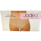 Confezione di slip brasiliano Golden Clean Jadea 502 color nudo per donna