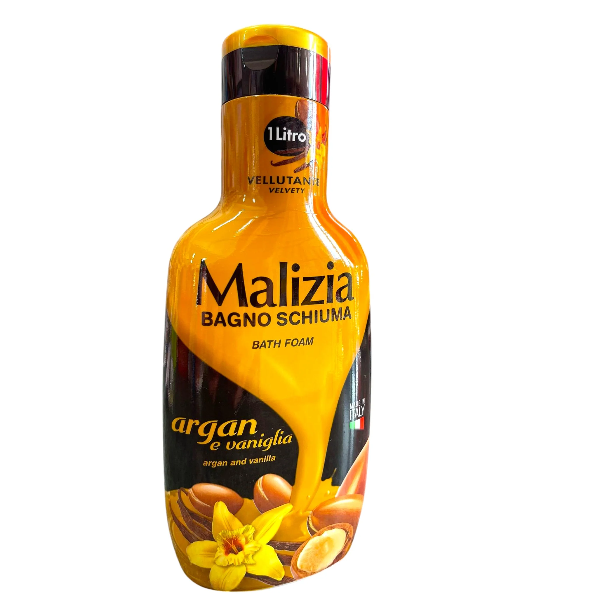 Malizia Bagno Schiuma Argan e Vaniglia 1L