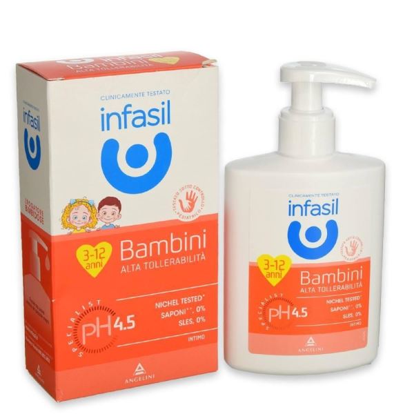 Infasil Intimo Bambini Alta Tollerabilità pH 4.5 200ml Immagine principale del prodotto