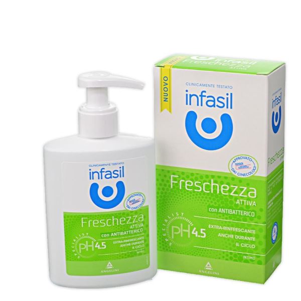 Infasil Intimo Freschezza Attiva con Antibatterico pH 4.5 200ml