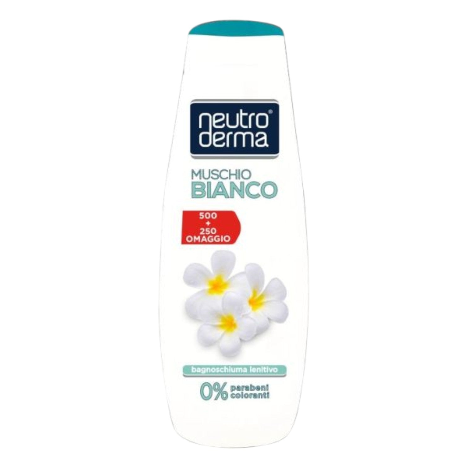 Neutro Derma Bagnoschiuma Muschio Bianco 500ml + 250ml Omaggio Immagine principale del prodotto