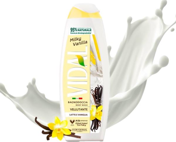 Vidal Bagnodoccia Milky Vanilla Latte e Vaniglia 500ml Immagine principale del prodotto